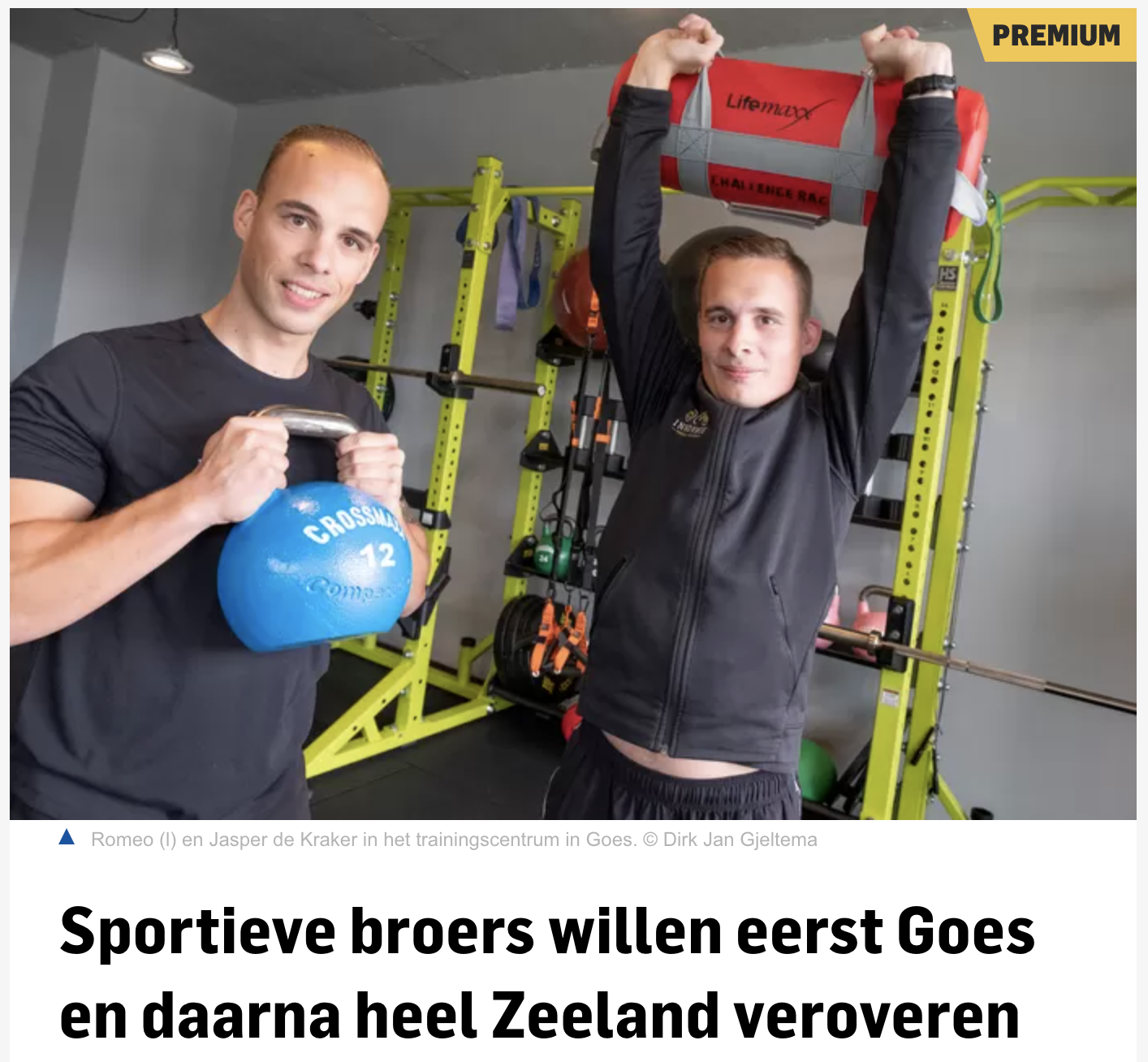 Innovate personal training uit Goes